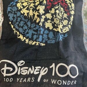 Disney Metallic Woven Tapestry Throw with Red and Blue